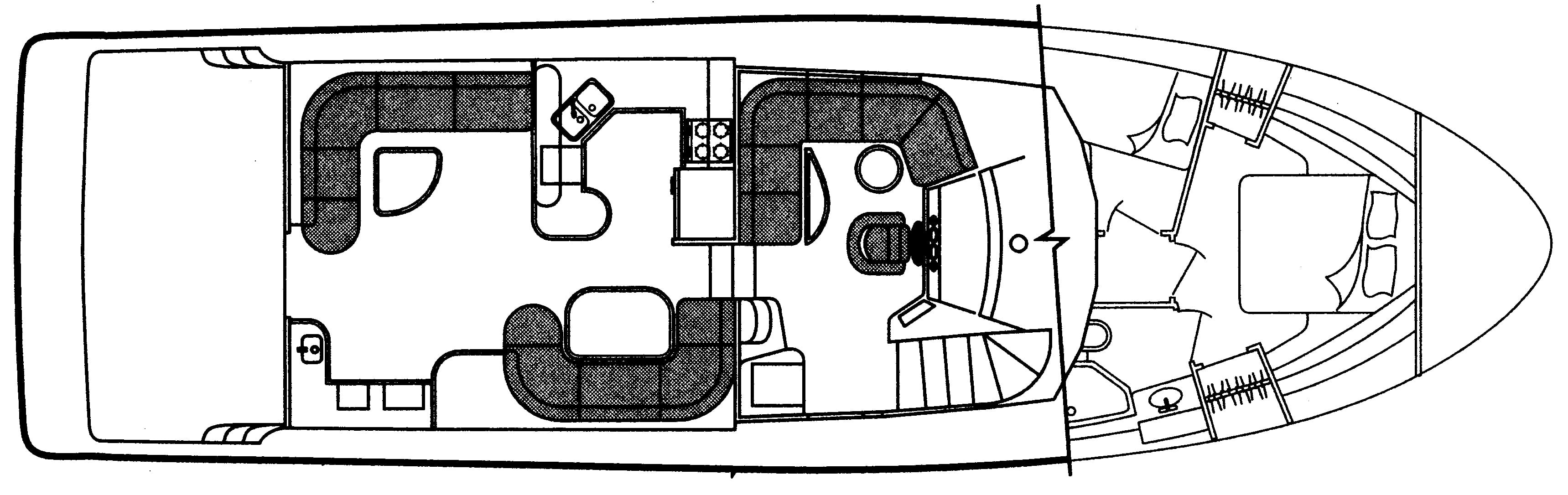 Bayliner Yachts 5788 Motor Yacht floor plan