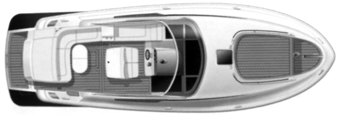 Chris Craft Yachts 36 Roamer floor plan