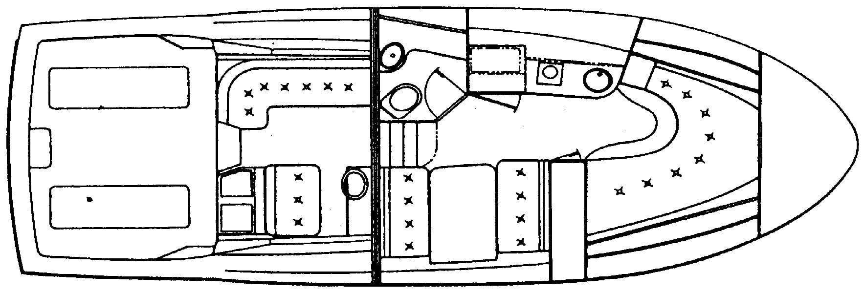 Blackfin Yachts 31 Combi floor plan