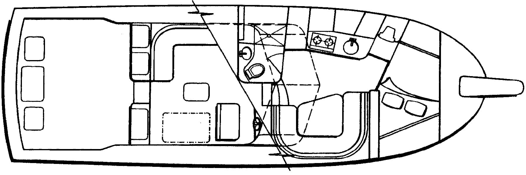 Blackfin Yachts 36-38 Combi floor plan