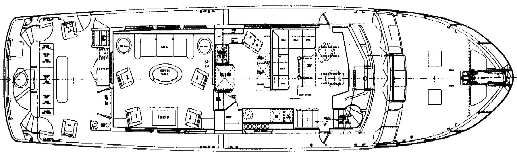 Grand Alaskan 75 Pilothouse floor plan