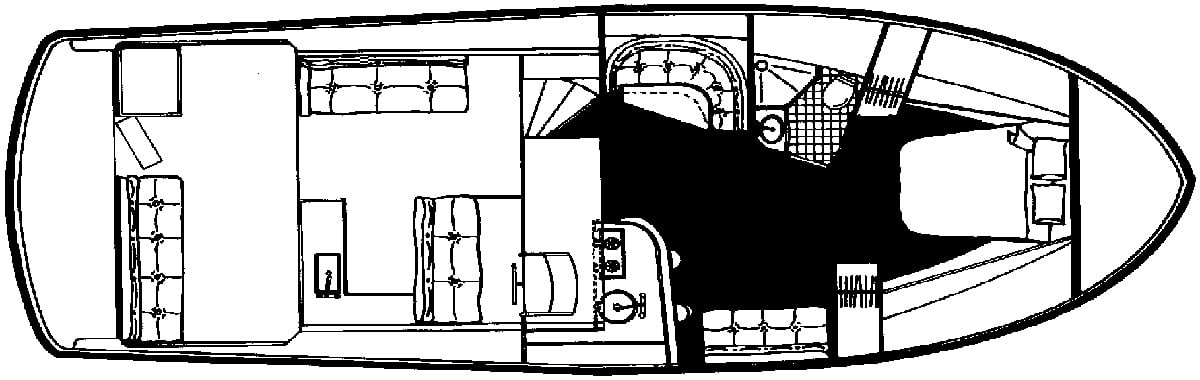 Californian Yachts 44 Veneti floor plan