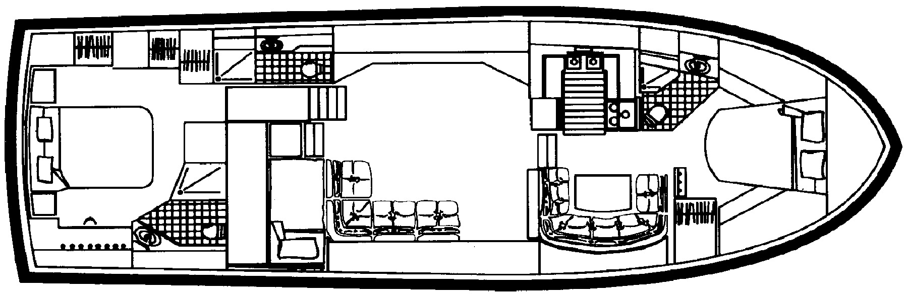 Californian Yachts 48 Motor Yacht floor plan