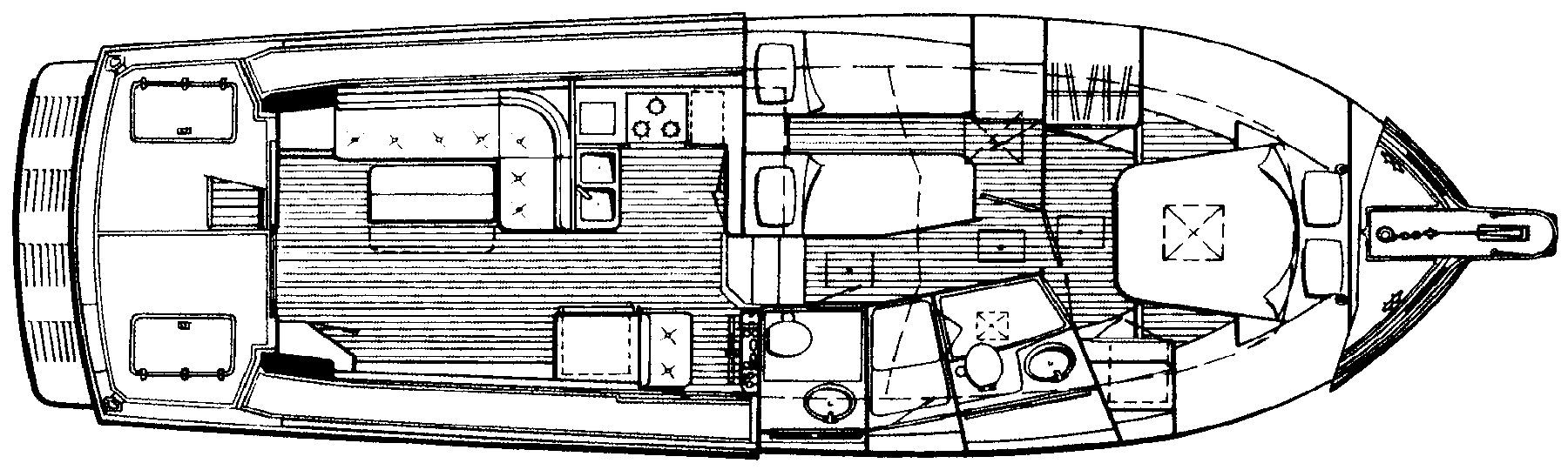 Cape Dory Yachts 40 Explorer floor plan