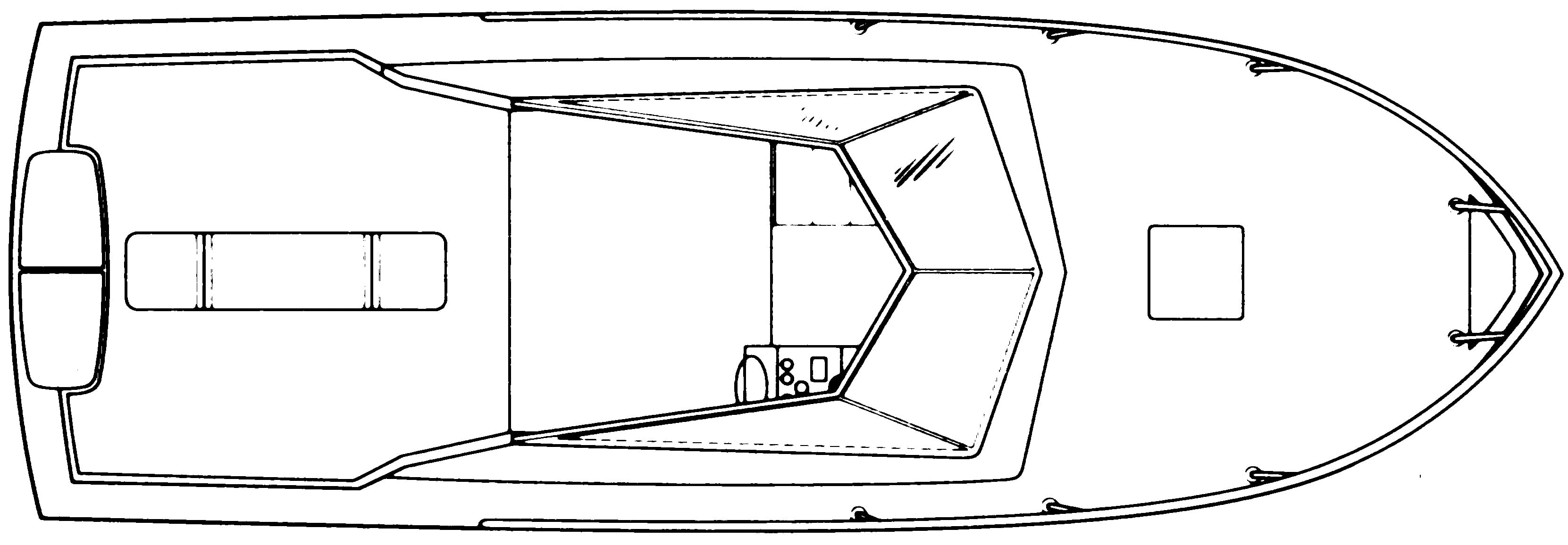 Carolina Classic Yachts 25 floor plan