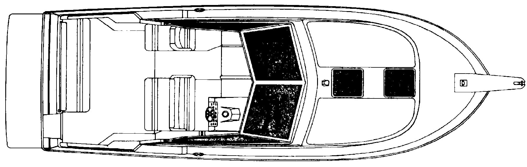 Carver Yachts 2757 Montego; 530 Montego floor plan