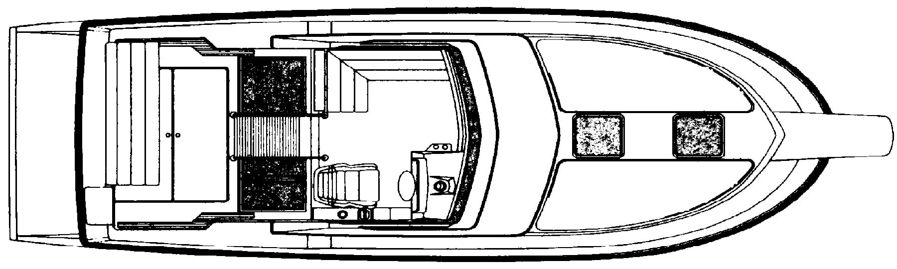 Carver Yachts 2767 Santego; 630 Santego floor plan