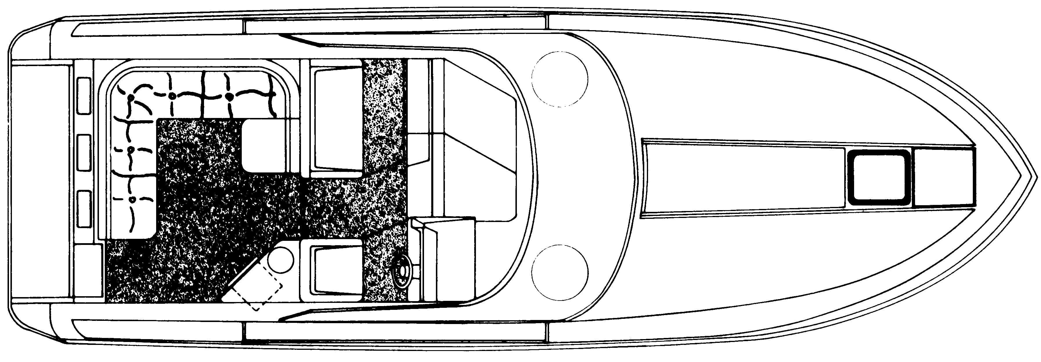 Carver Yachts 3087 Allegra floor plan