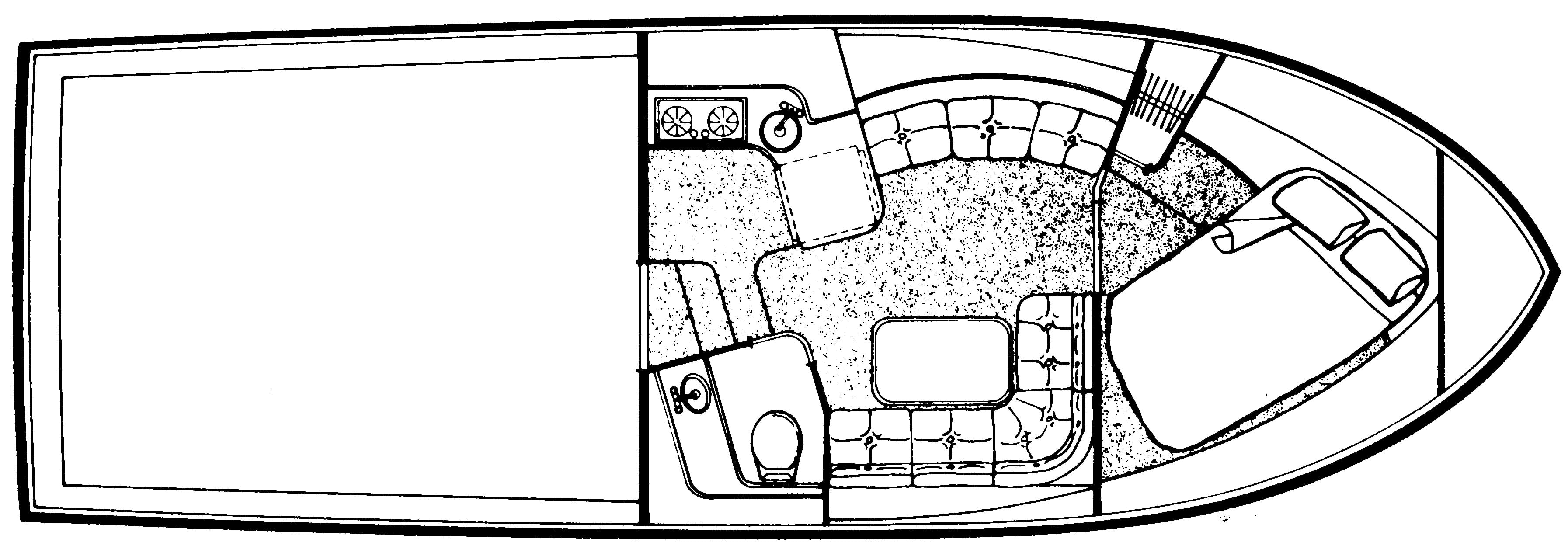 Carver Yachts 3087 Allegra floor plan
