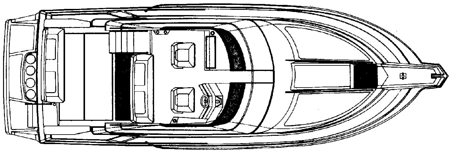 Carver Yachts 3067 Santego; 634 Santego; 340 Santego floor plan