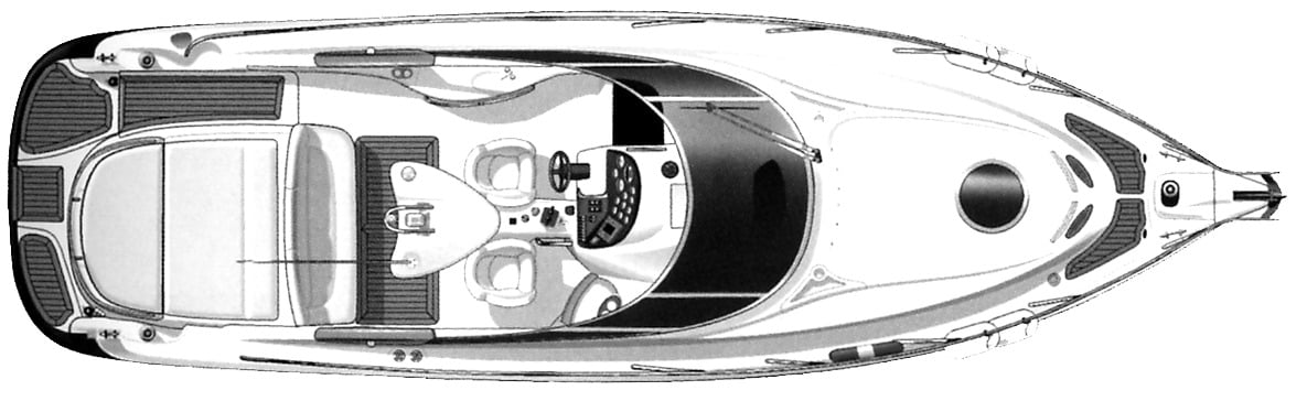 Cranchi 33 Endurance floor plan