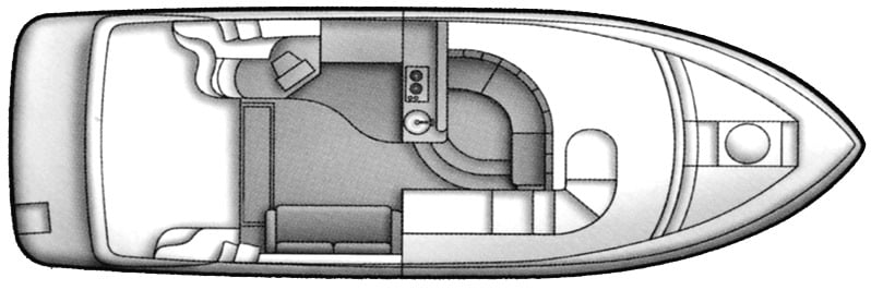 Carver Yachts 360 Sport Sedan floor plan