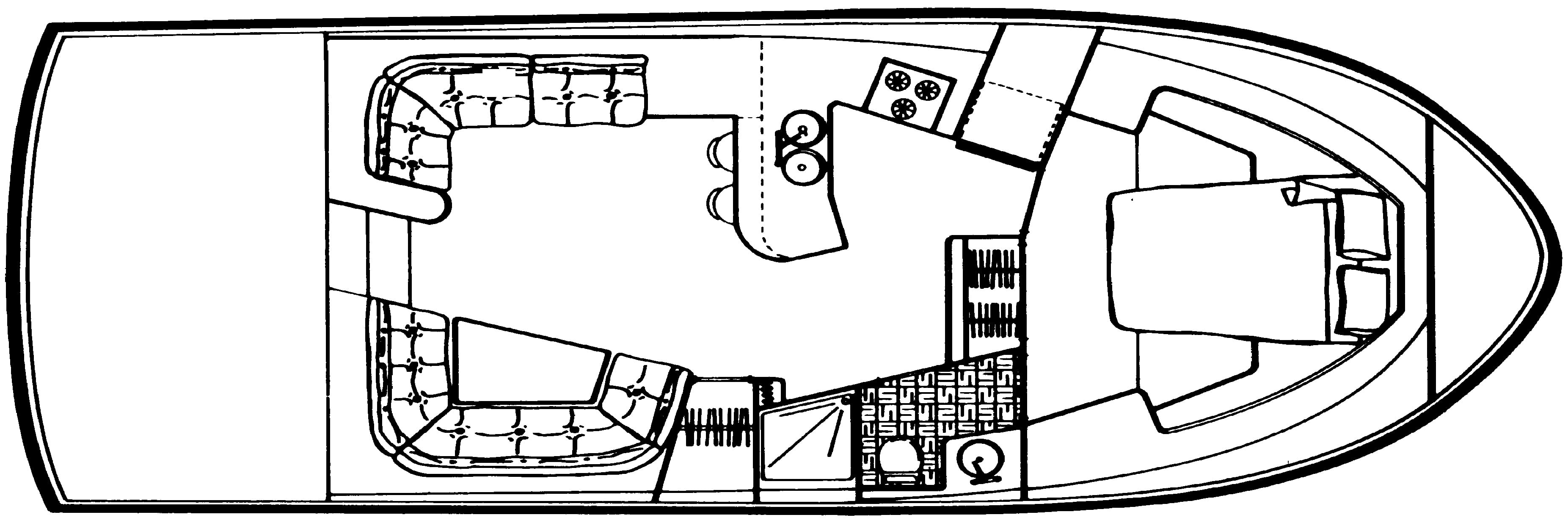 Carver Yachts 3867 Santego floor plan