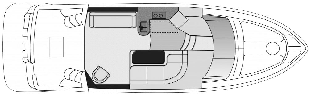 Carver Yachts 42-43 Super Sport floor plan