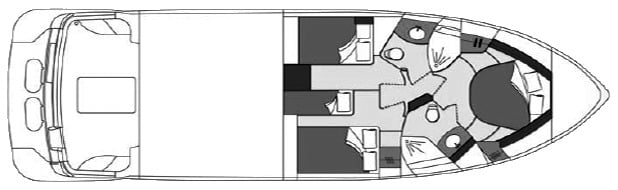 Carver Yachts 46 Voyager floor plan