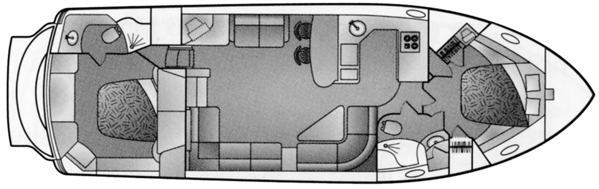 Carver Yachts 466 Motor Yacht floor plan