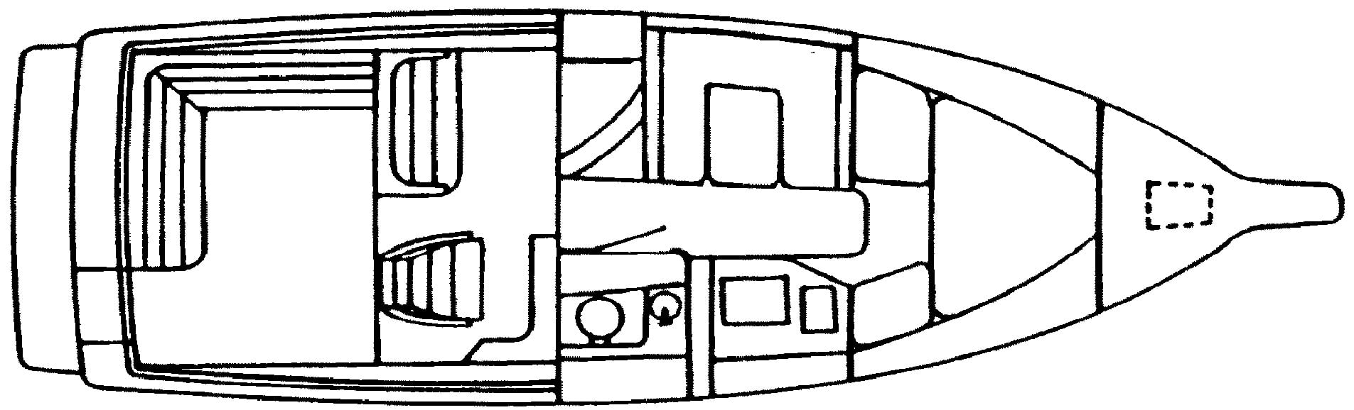 Celebrity 285-290-310 Sport Cruiser floor plan