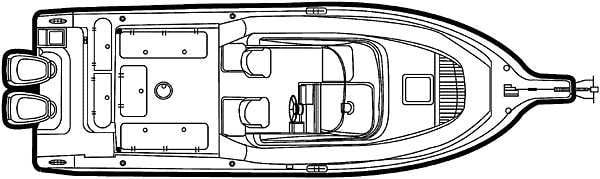 Century 2600 Walkaround floor plan