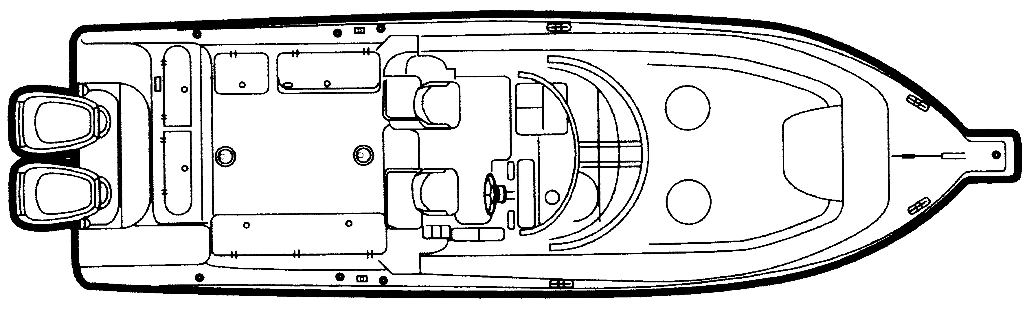 Century 3100-3200 Walkaround floor plan
