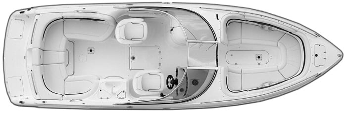 Chaparral 260 SSi floor plan
