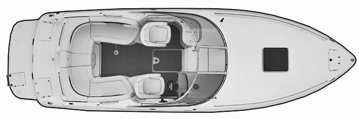 Chaparral 265 SSi floor plan