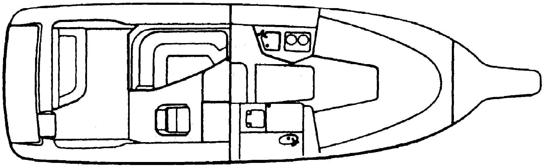 Chaparral 26-27 Signature floor plan