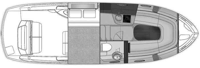 Chaparral 270 Signature floor plan