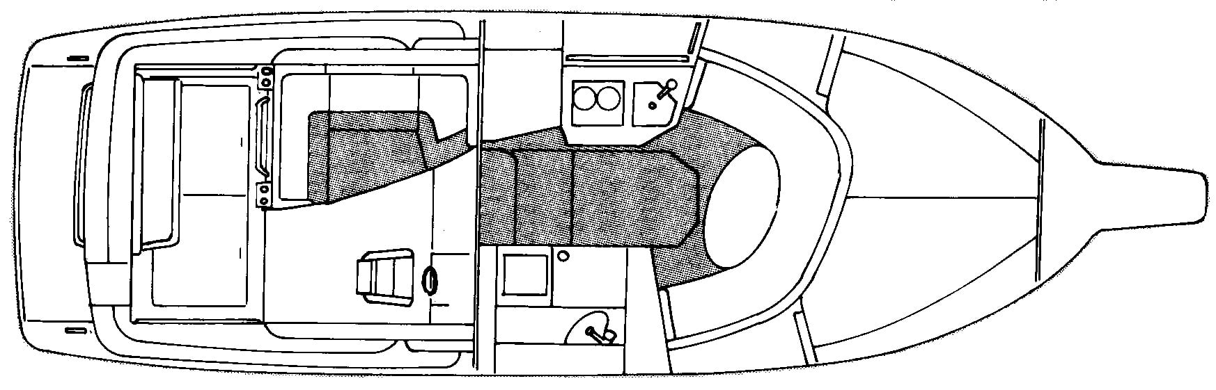 Chaparral 28-29 Signature floor plan