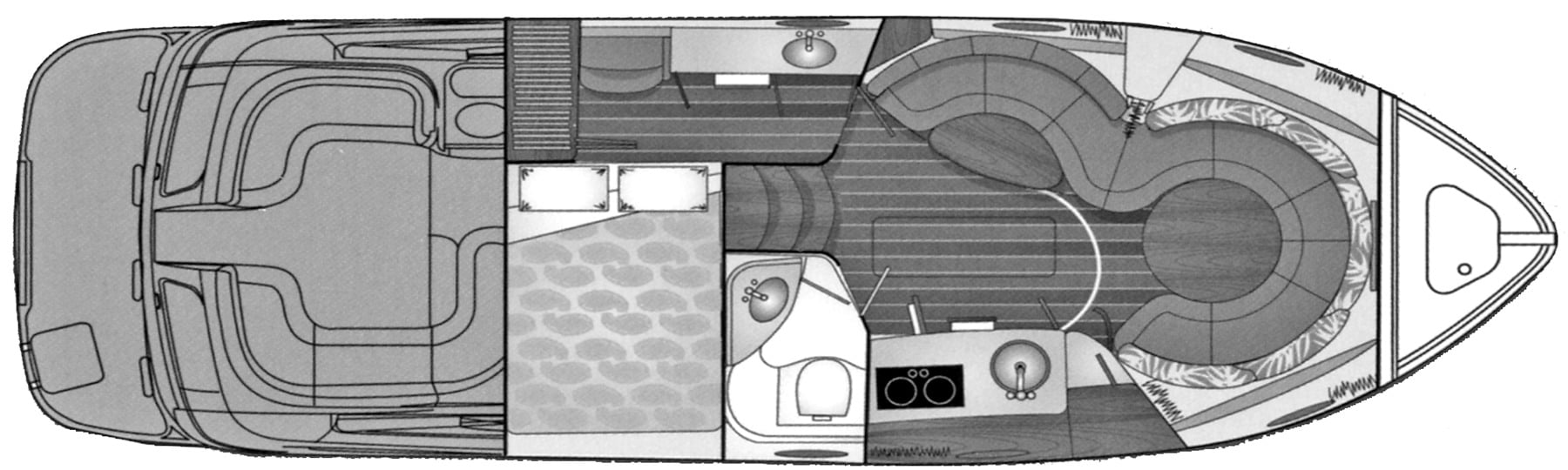Chaparral 330 Signature floor plan