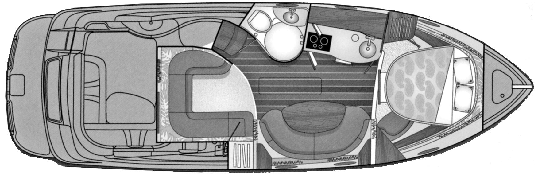 Chaparral 350 Signature floor plan