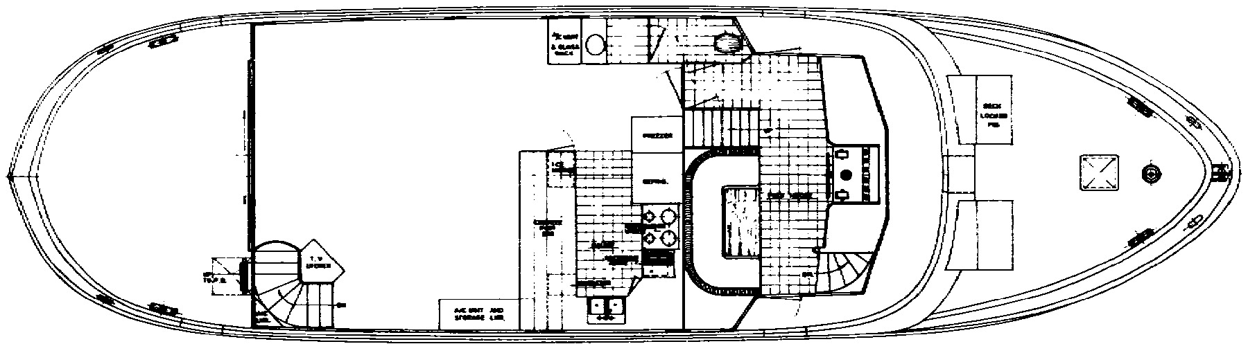 Cheoy Lee Yachts 66 Long Range Cruiser floor plan