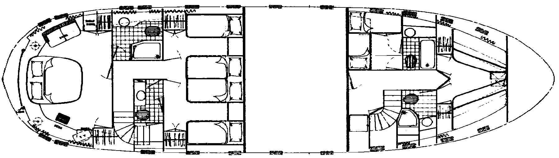 Cheoy Lee Yachts 66 Long Range Cruiser floor plan