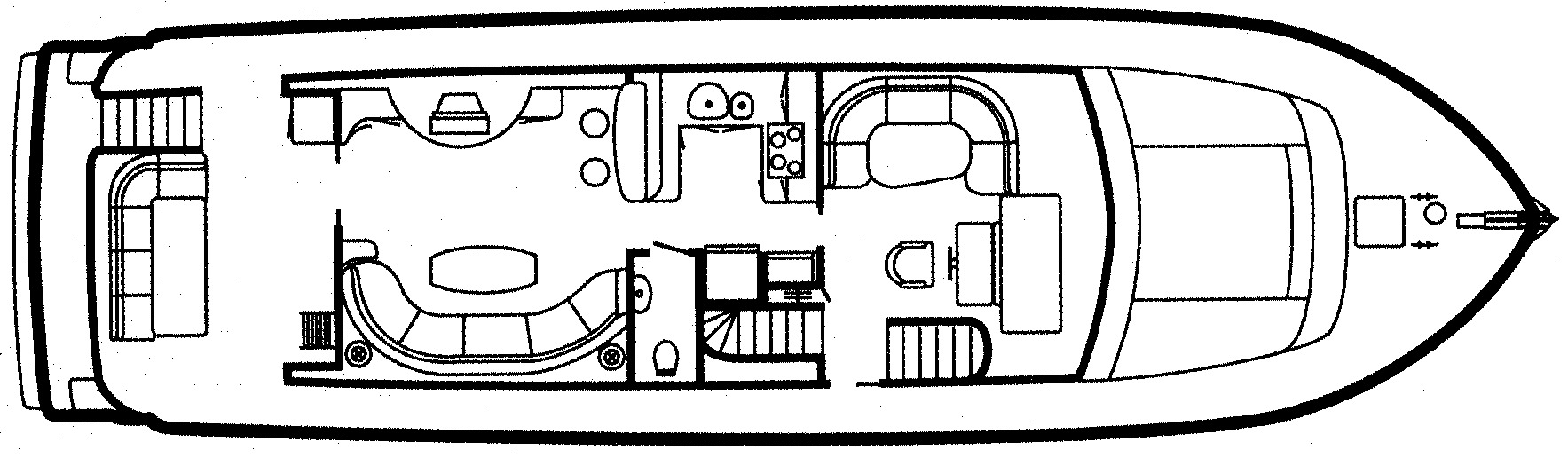 Cheoy Lee Yachts 68 Sport Motor Yacht floor plan