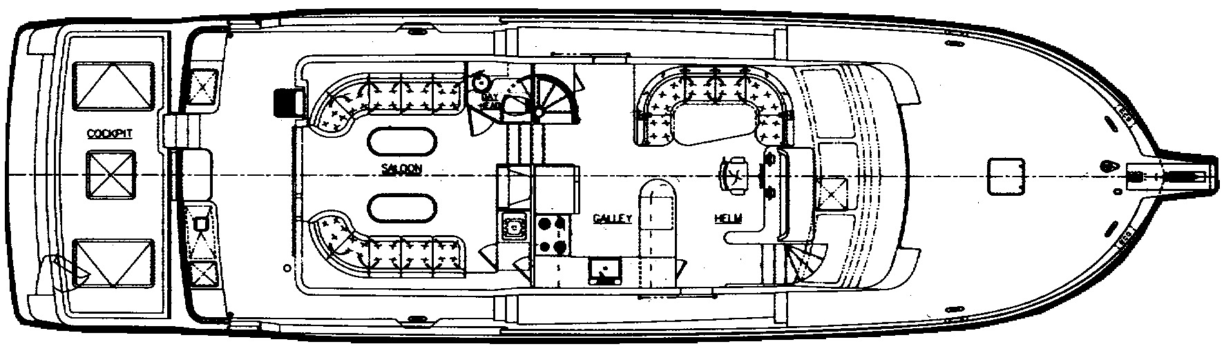 Cheoy Lee Yachts 72 Cockpit Motor Yacht floor plan