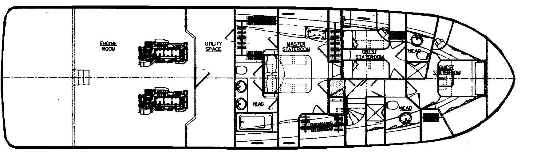 Cheoy Lee Yachts 72 Cockpit Motor Yacht floor plan
