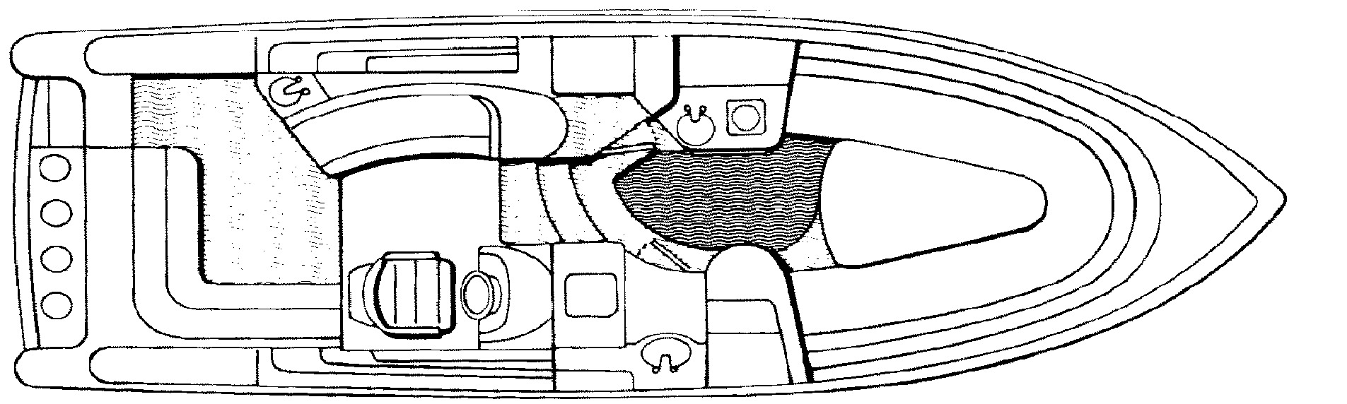 Chris Craft Yachts 272-282-30 Crowne floor plan