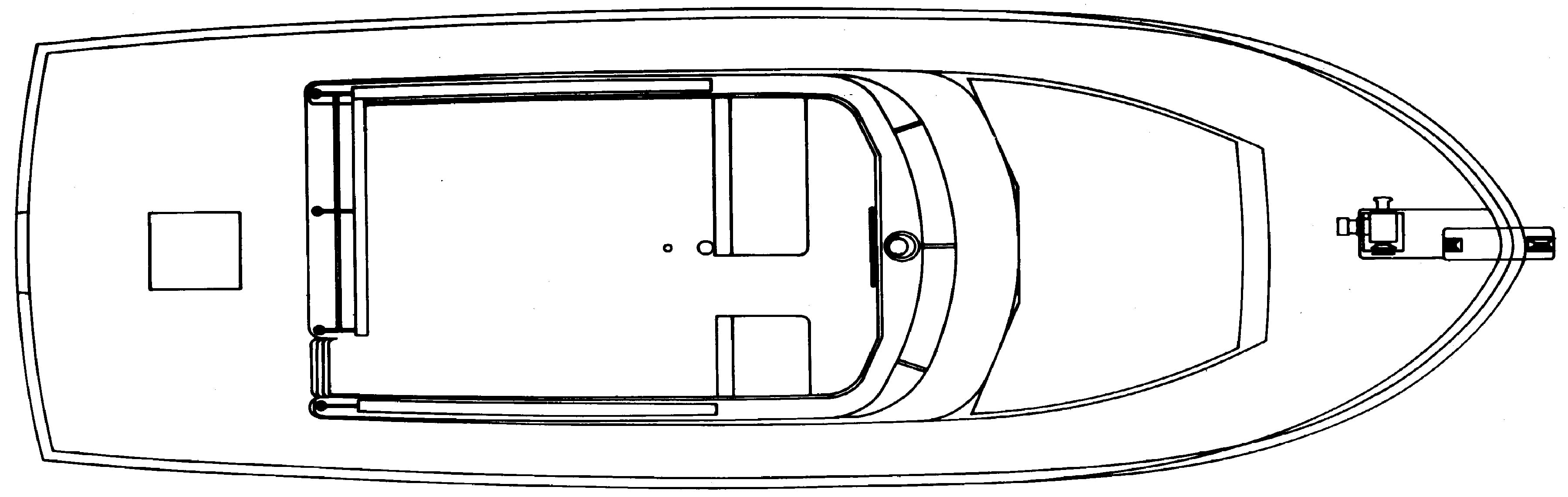 DeFever 34 Passagemaker floor plan