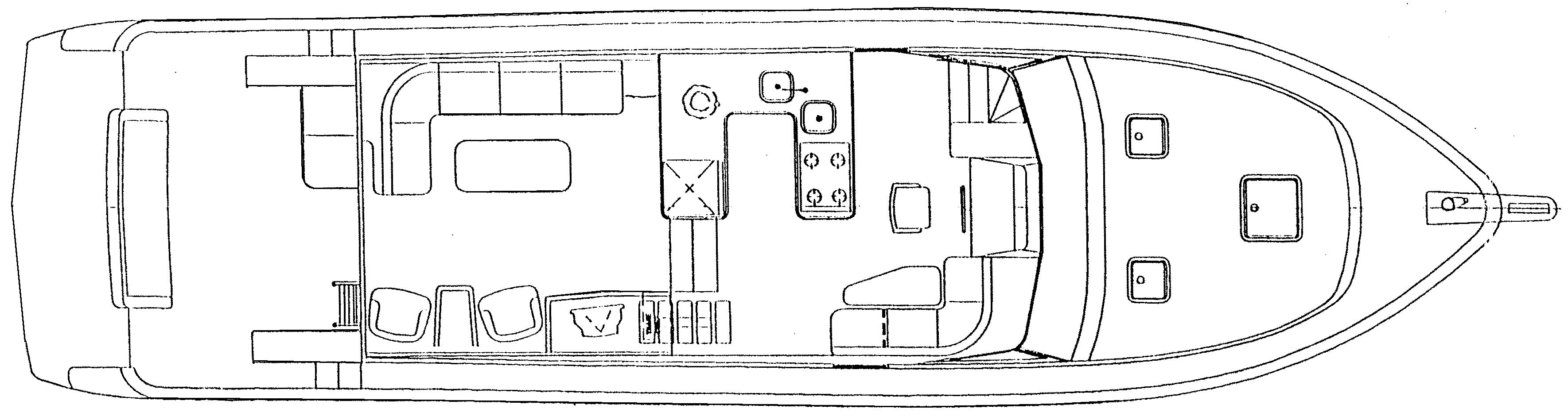 Compass 55 Pilothouse floor plan