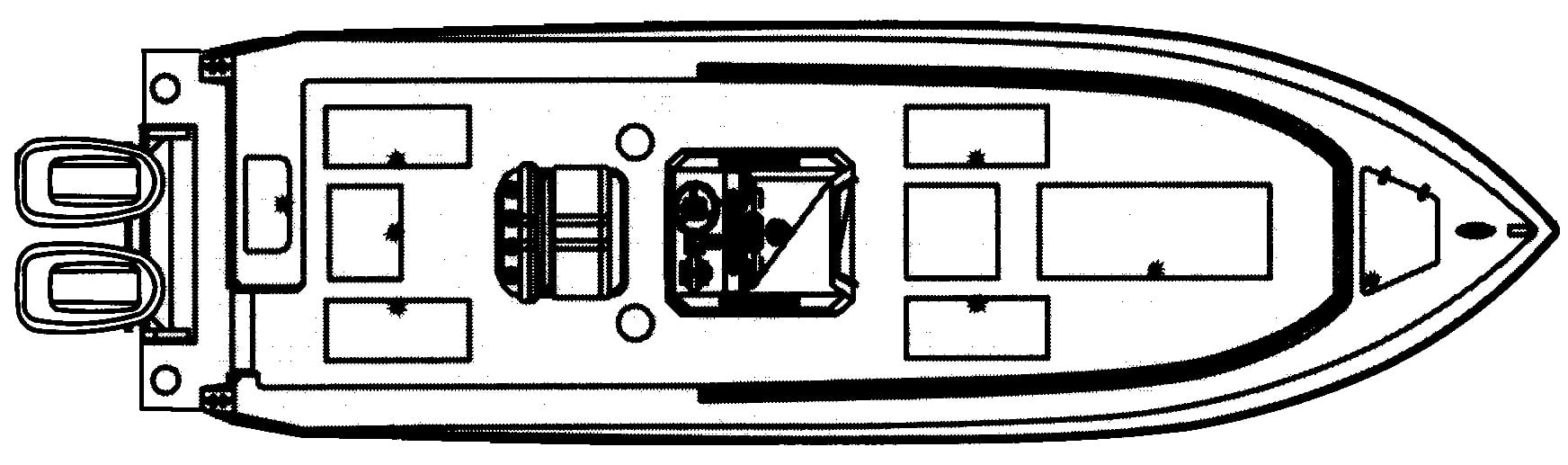 Contender 27 Open floor plan