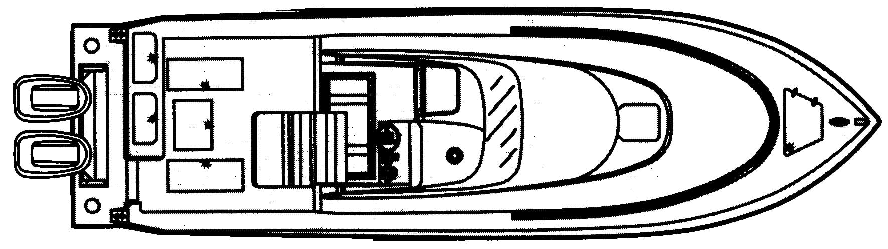 Contender 31 Fish Around floor plan