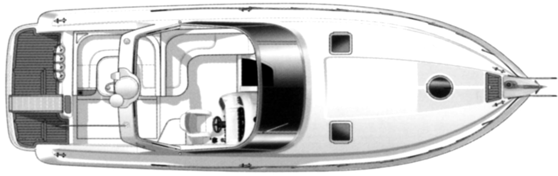 Cranchi 36-37 Smeraldo floor plan