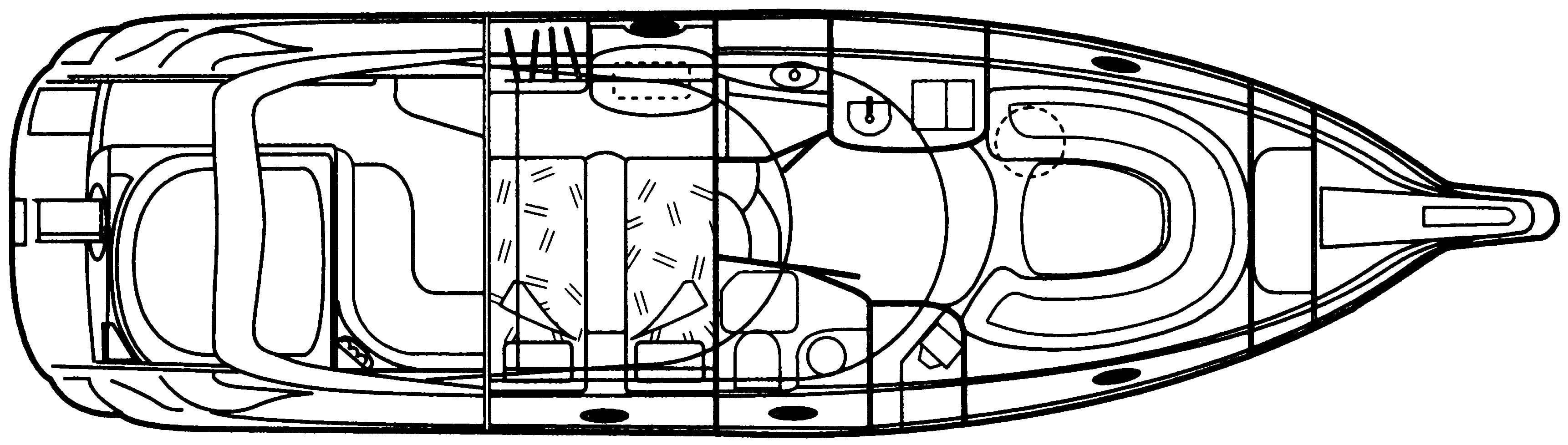 Cranchi 39 Endurance floor plan