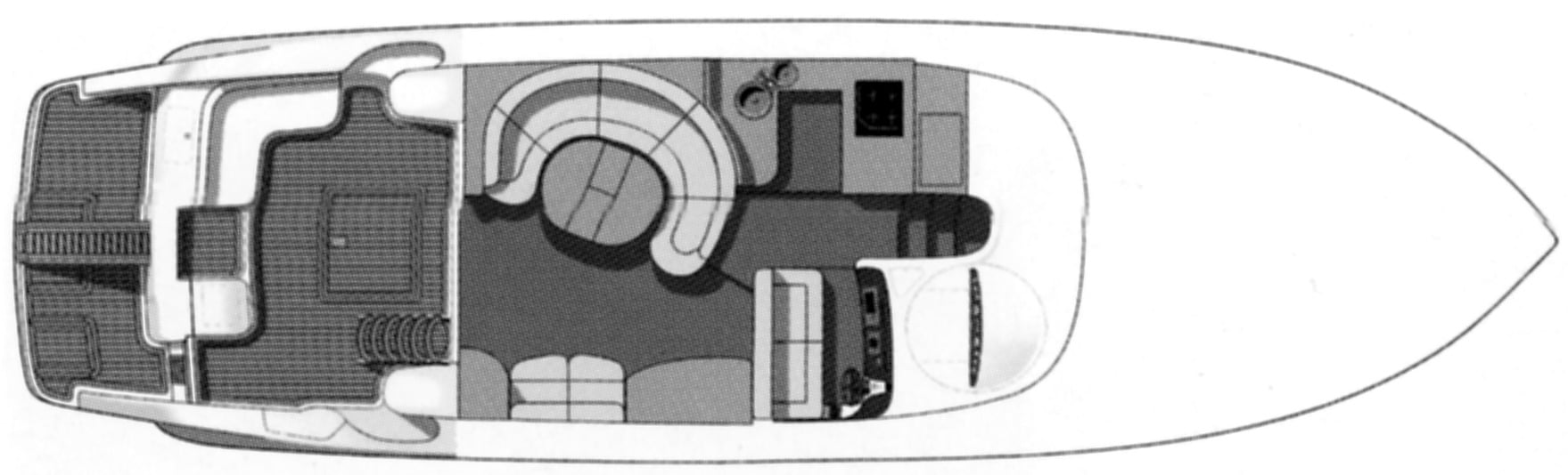Cranchi 48 Atlantique floor plan