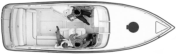 Crownline 266 CCR floor plan