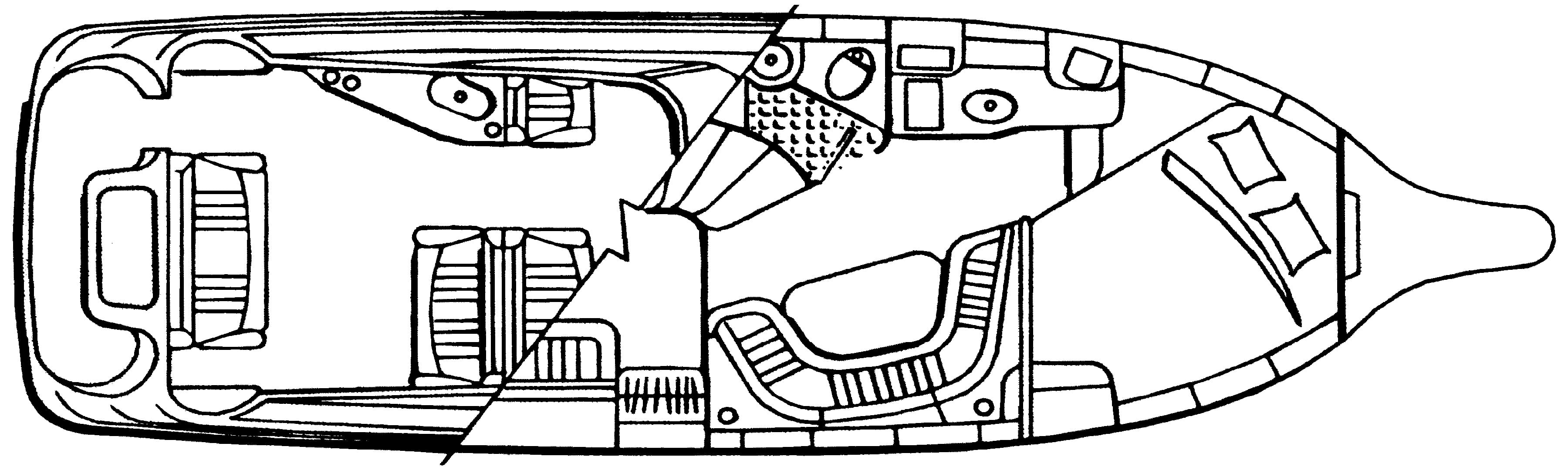 Crownline 330 CR floor plan