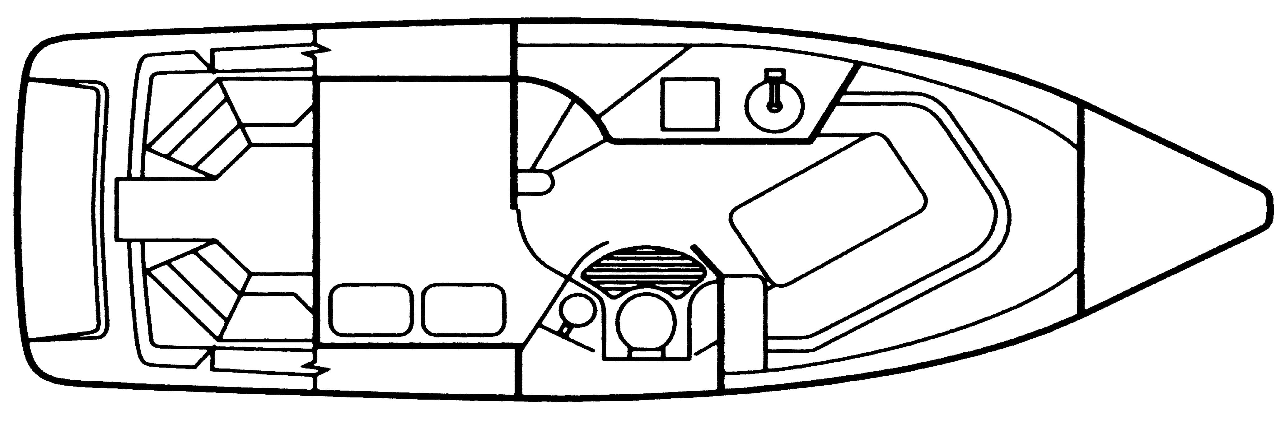 Cruisers Yachts 2670 Rogue floor plan