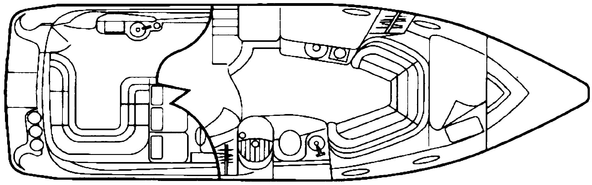 Cruisers Yachts 3175 Rogue floor plan
