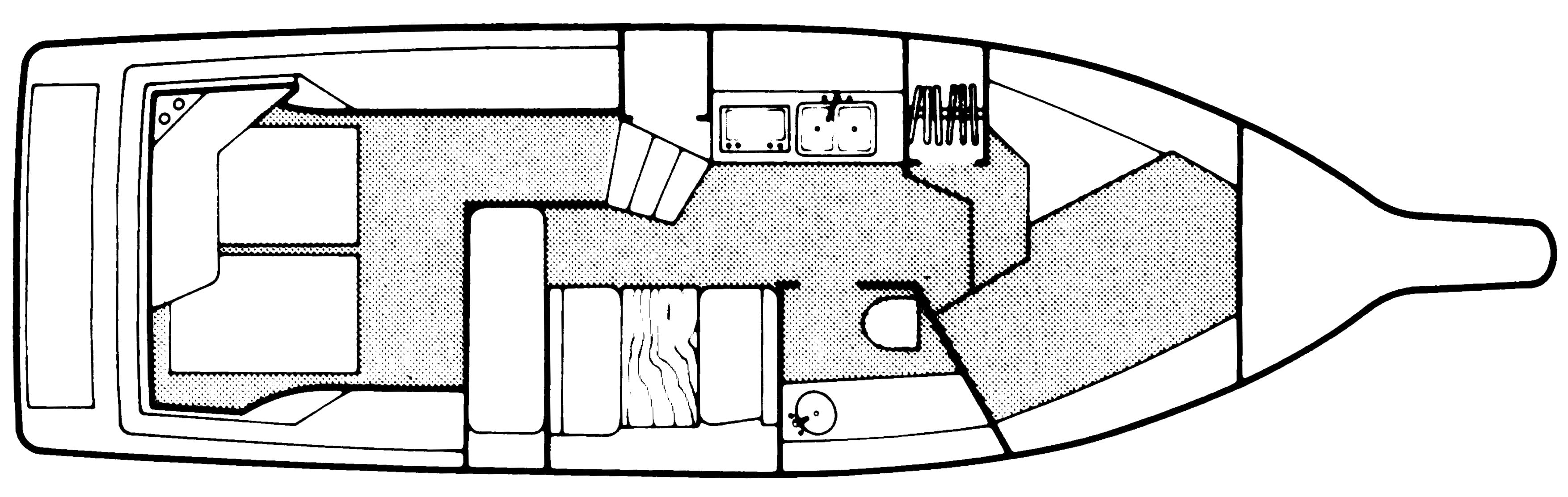 Cruisers Yachts 3260 Esprit; 3270 Esprit floor plan