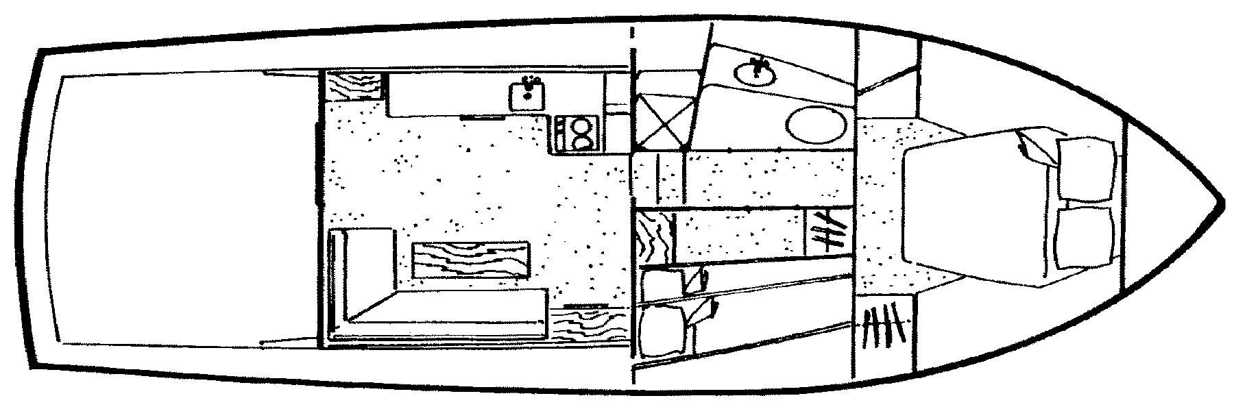 Dawson 38 Convertible floor plan