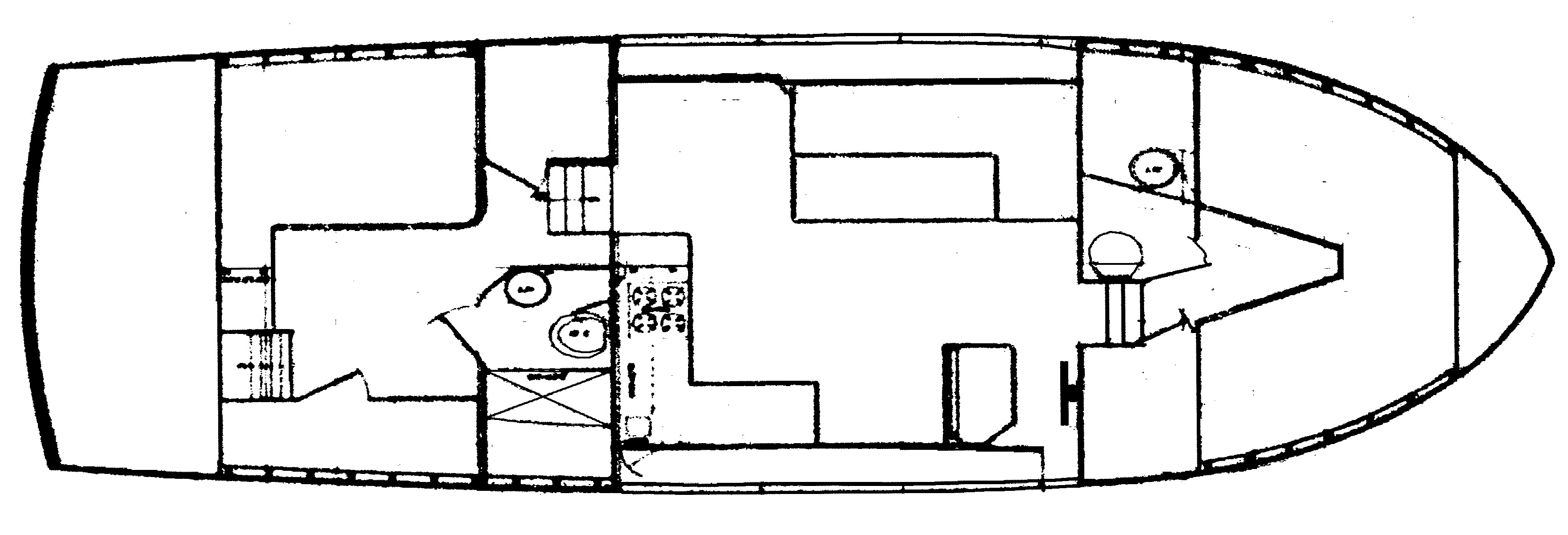 DeFever 40 Passagemaker floor plan